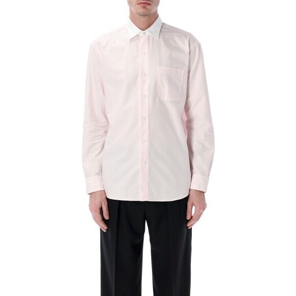 Salvatore Piccolo Light Pink & White Striped Shirt - NWT